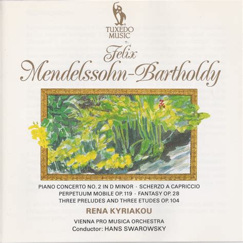 Mendelssohn Piano Concerto No In D Minor Op Scherzo A