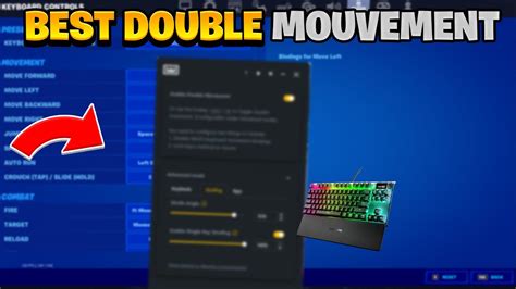 Best Double Movement Settings In Fortnite Chapter Wooting L Easy