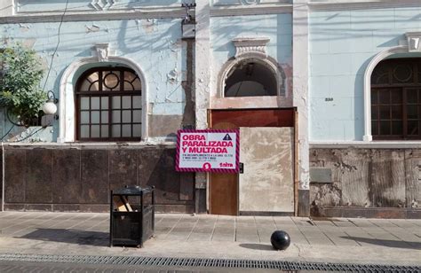 Multaron y paralizaron dos obras en el centro salteño por dañar bienes