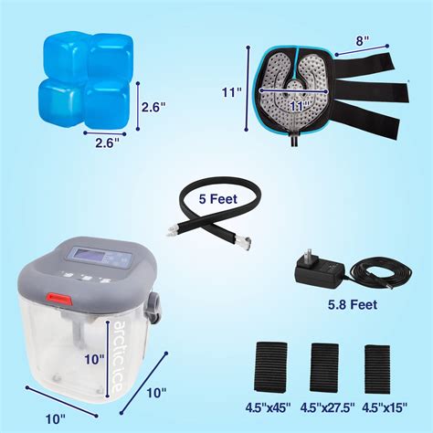 Circulating Cold Water Therapy Kit By Arctic Ice Clear Ice