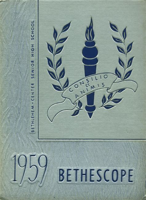 1959 yearbook from Bethlehem-Center High School from Fredericktown ...