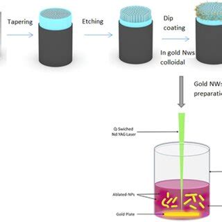 Experimental set-up by laser ablation in solution for the gold Nws... | Download Scientific Diagram