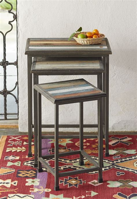 Rustico Nesting Side Tables S3