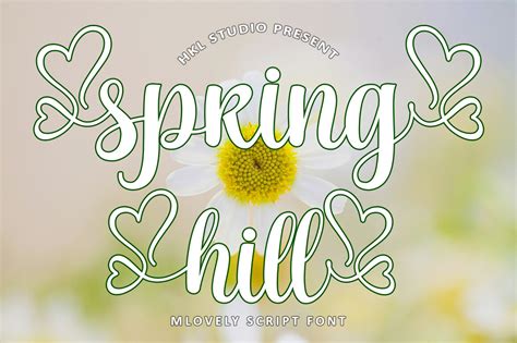 Spring Hill Font By Hkl Studio · Creative Fabrica