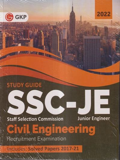 STUDY GUIDE SSC JE STAFF SELECTION COMMISSION JUNIOR ENGINEER CIVIL