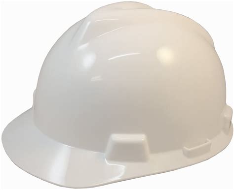 Msa V Gard Hard Hats Wfas Trac Ratchet Suspension Standard Size