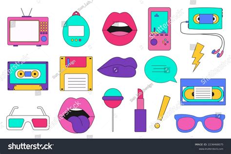 Collection Items Sclassic S S Elements Stock Vector Royalty Free