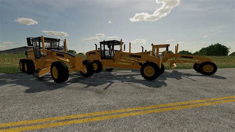 VOLVO G740B-VOLVO G740-CHAMPION 740A GRADER PACK V1.0 – FS22 mod