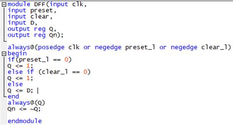 Solved Use the D Flip-Flop code in Verilog to create a JK | Chegg.com