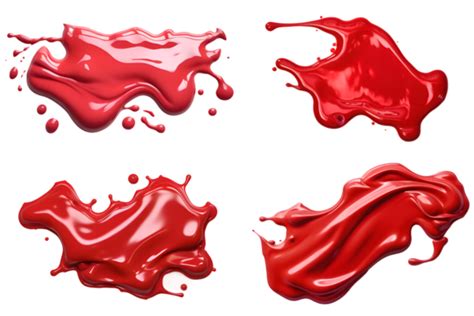 Red Paint Splash Pngs For Free Download