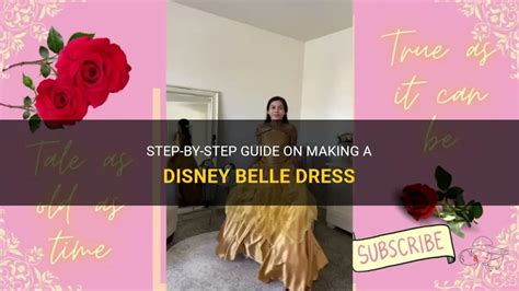 Step By Step Guide On Making A Disney Belle Dress Shunvogue