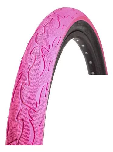 Pneu Vee Rubber Aro X Slick Flame P Bike Rosa Pink