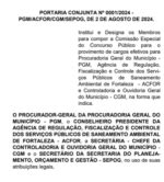 Concurso Pgm Fortaleza Ce Comiss O Formada