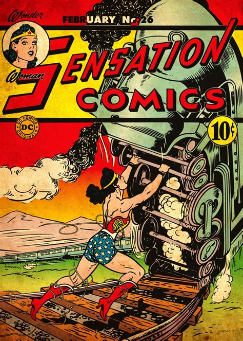 Sensation Comics Wonder Woman 26 By Harry G Peter Poster Picture