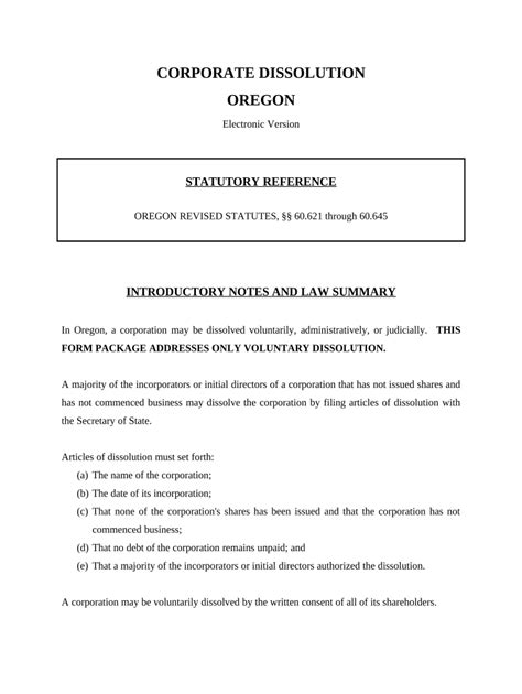 Dissolving An Llc In Oregon Fill Out Sign Online Dochub