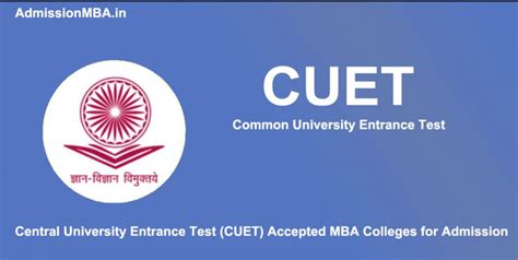 Top MBA Colleges Accepting CUET PG Score In India 2024