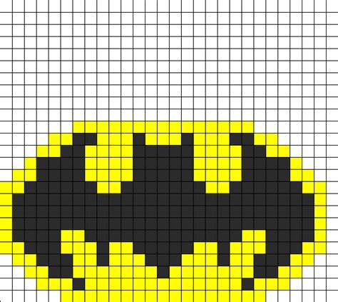 Batman Fusebead Perler Bead Pattern | Bead Sprites | Characters Fuse ...