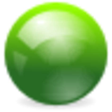 Green ball clipart