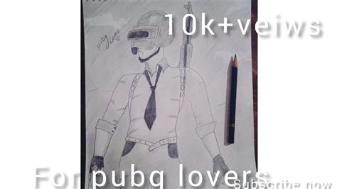 How To Draw Pubg Character Step By Step For Pubg Lovers Youtube