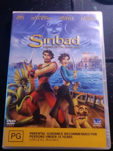 Sinbad Legend Of The Seven Seas Dvd Brad Pitt Region