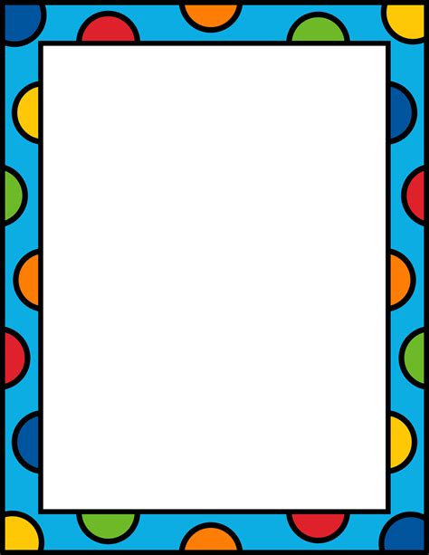 Decorative Frame Png Bordas Coloridas Molduras Para Criancas Nbkomputer