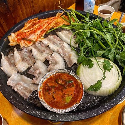 원동미나리삼겹살 서울 강북 숙대 남영 효창 맛집검색 식신