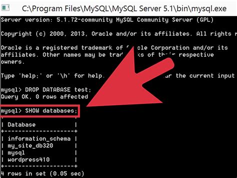 How To Delete A Mysql Database 5 Steps With Pictures Wikihow