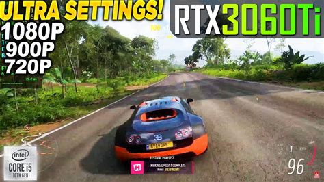 Forza Horizon 5 RTX 3060 Tİ 1080p 900p 720p Ultra YouTube