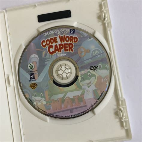 Leap Frog Talking Words Factory Code Word Caper Dvd Learning