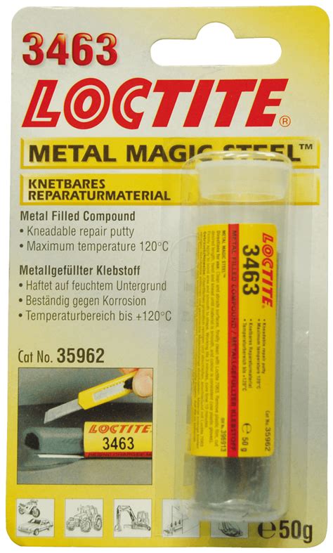 LOCTITE 3463: Metal-filled epoxy adhesive, malleable at reichelt elektronik