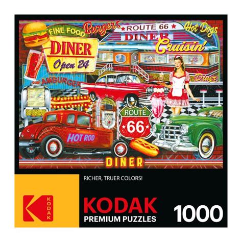 RoseArt Kodak Premium 50 S Diner 1000 Piece Jigsaw