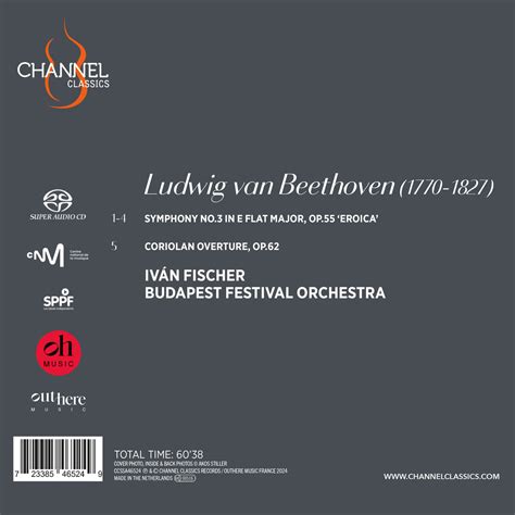 Beethoven Symphony No 3 Eroica Coriolan Overture Ivan Fischer