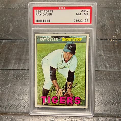 1967 Topps Ray Oyler 352 Tigers PSA 8 NM MT EBay