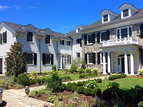 Farmhouse Stone Homes Shutters Garage Door Gallery Timberlane