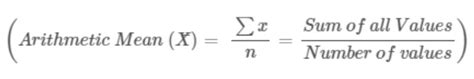 Arithmetic Mean Calculator - Find Arithmetic Mean with Steps