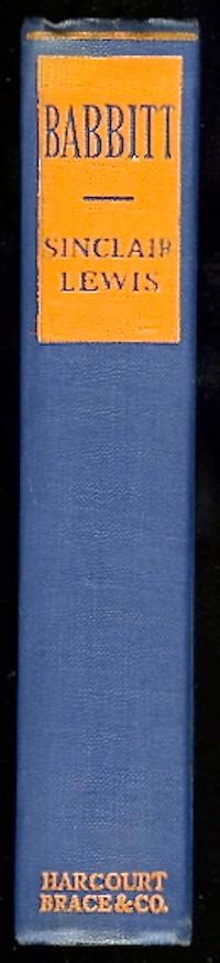 Babbitt Von Lewis Sinclair Fine Hardcover First