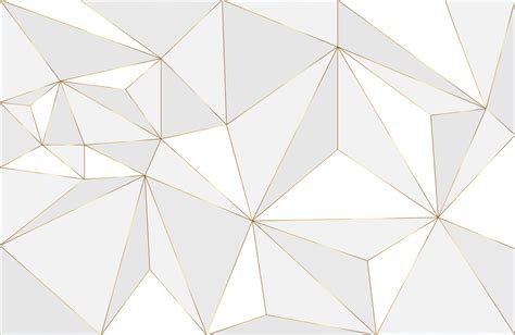 Abstract geometric layout background with white and gold element ...