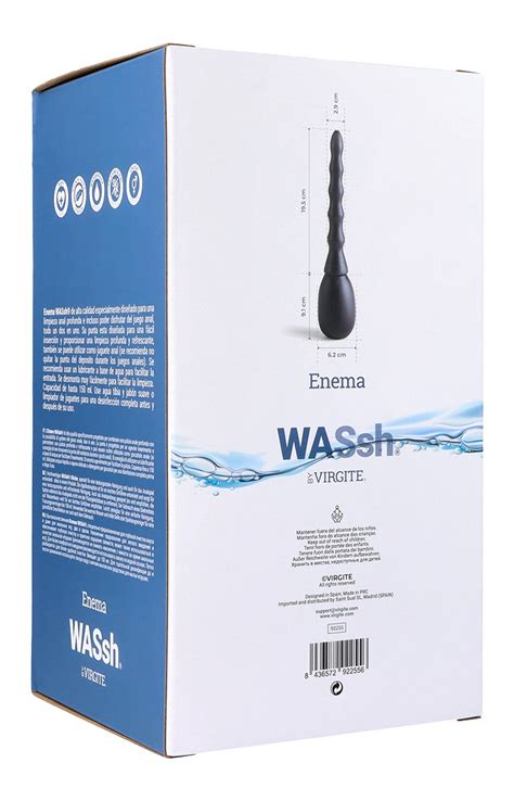 Enema Limpieza Anal Orificios Negra Ml Virgite