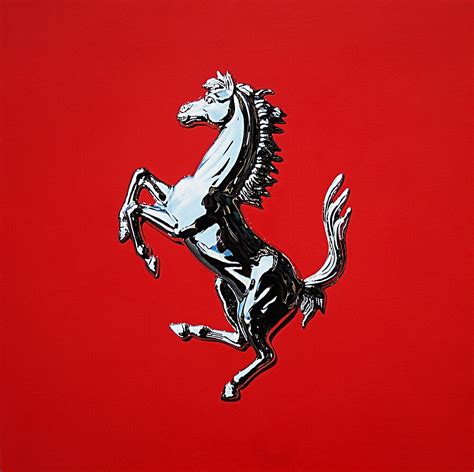 "The Prancing Horse - Acrylic Painting" by Scott Simpson | Redbubble