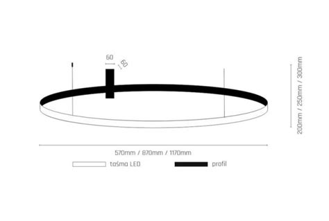 AGARI 1170mm plafon SHILO Duża okrągła lampa sufitowa LED