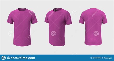 Men`s Short Sleeve Raglan T Shirt Mockup In Front Side And Back Views Design Presentation For