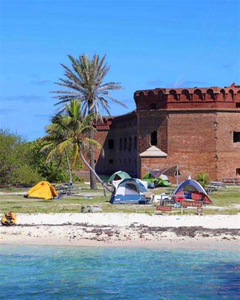 Camping at Dry Tortugas National Park - Park Ranger John