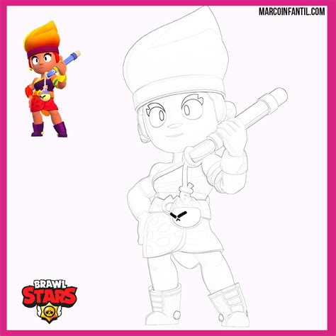 Brawl Stars Dibujos Para Colorear 3 Imprimibles Gratis