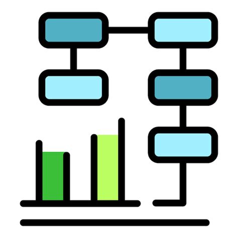 Le Diagramme De Schéma L icône Le Vecteur De Contour Le Graphique De