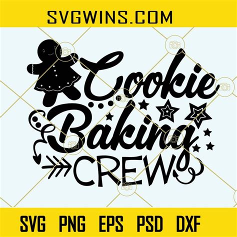 Cookie Baking Crew Svg Cookie Svg Baking Crew Svg Christmas Crew Svg