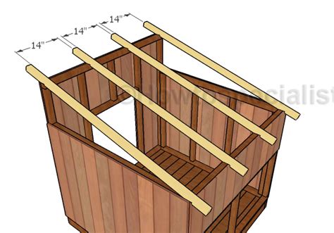 Duck House Roof Plans HowToSpecialist How To Build Step By Step