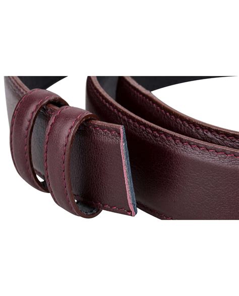 Buy Burgundy Belt Strap Italian Leather