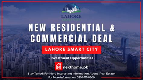 Lahore Smart City New Residential Commercial Nexthome Pk