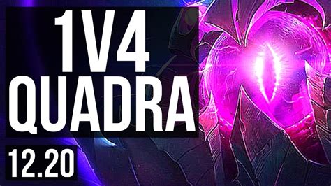 VEL KOZ Vs SYNDRA MID 1v4 Quadra 6 Solo Kills 1 4M Mastery 400