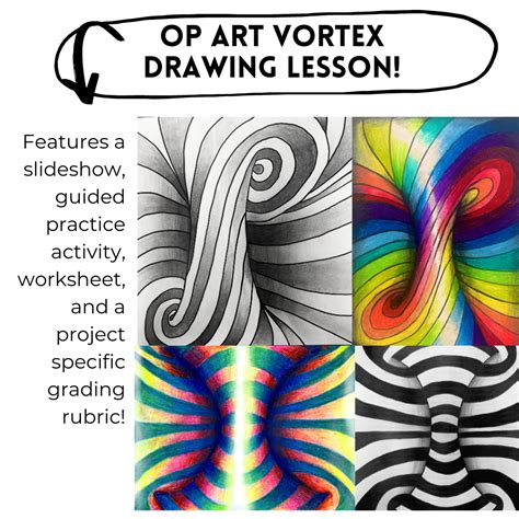 Op Art Shaded Shapes Lesson Plan Worksheets Library